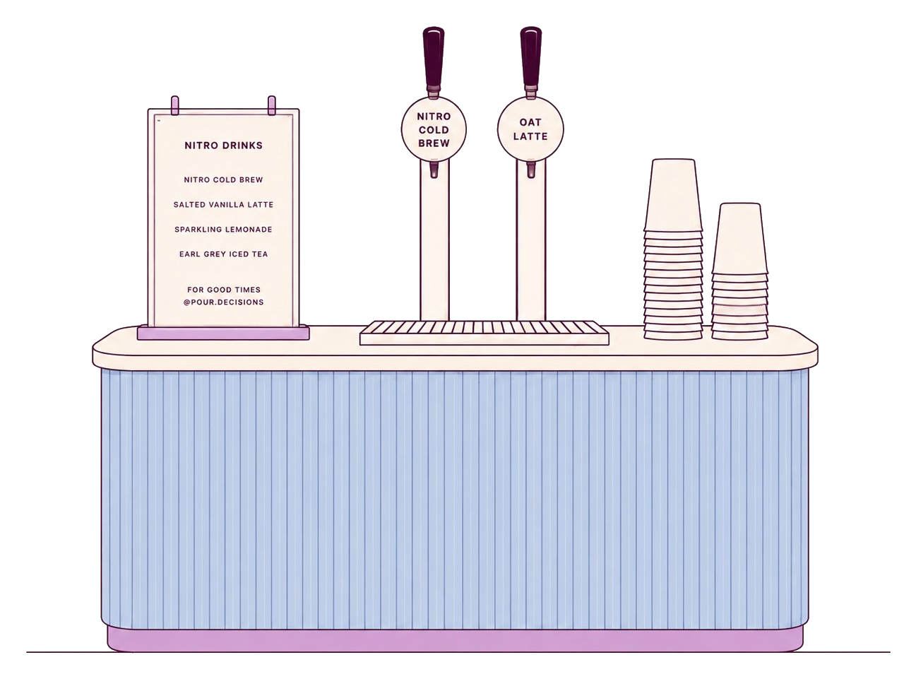 Pour Decisions workplace drinks station